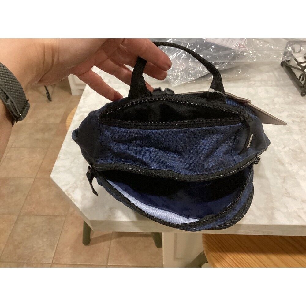Reebok Circuit Pack Backpack Gym School Travel Bag Heather Blue - Picture 4 of 7